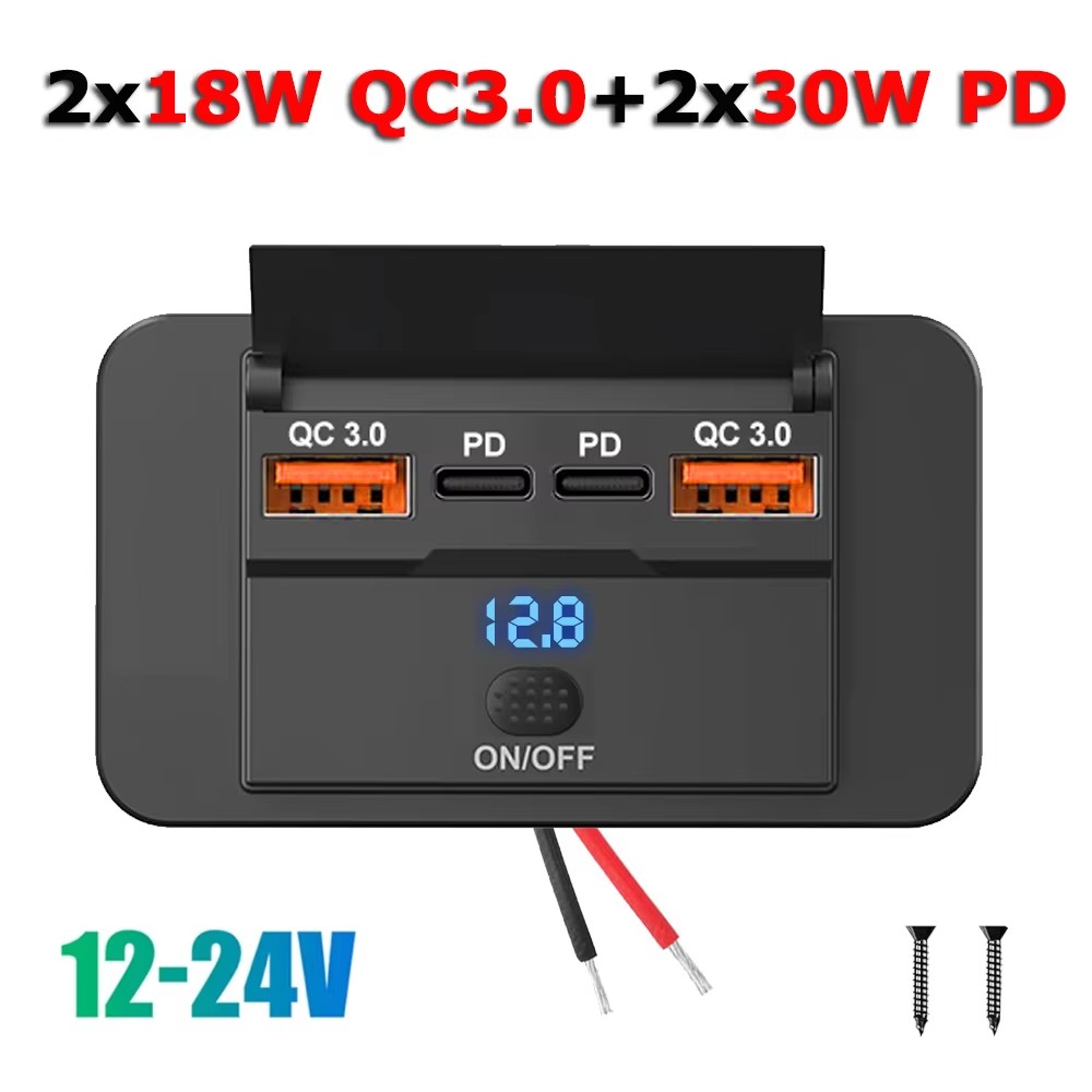 Car Accessories Thailand - 96W Dual PD QC3.0 3.0, pengisi