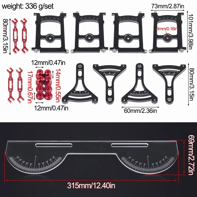 Car Accessories Online - Set Alat Pengukur Sistem Pengaturan Chassis