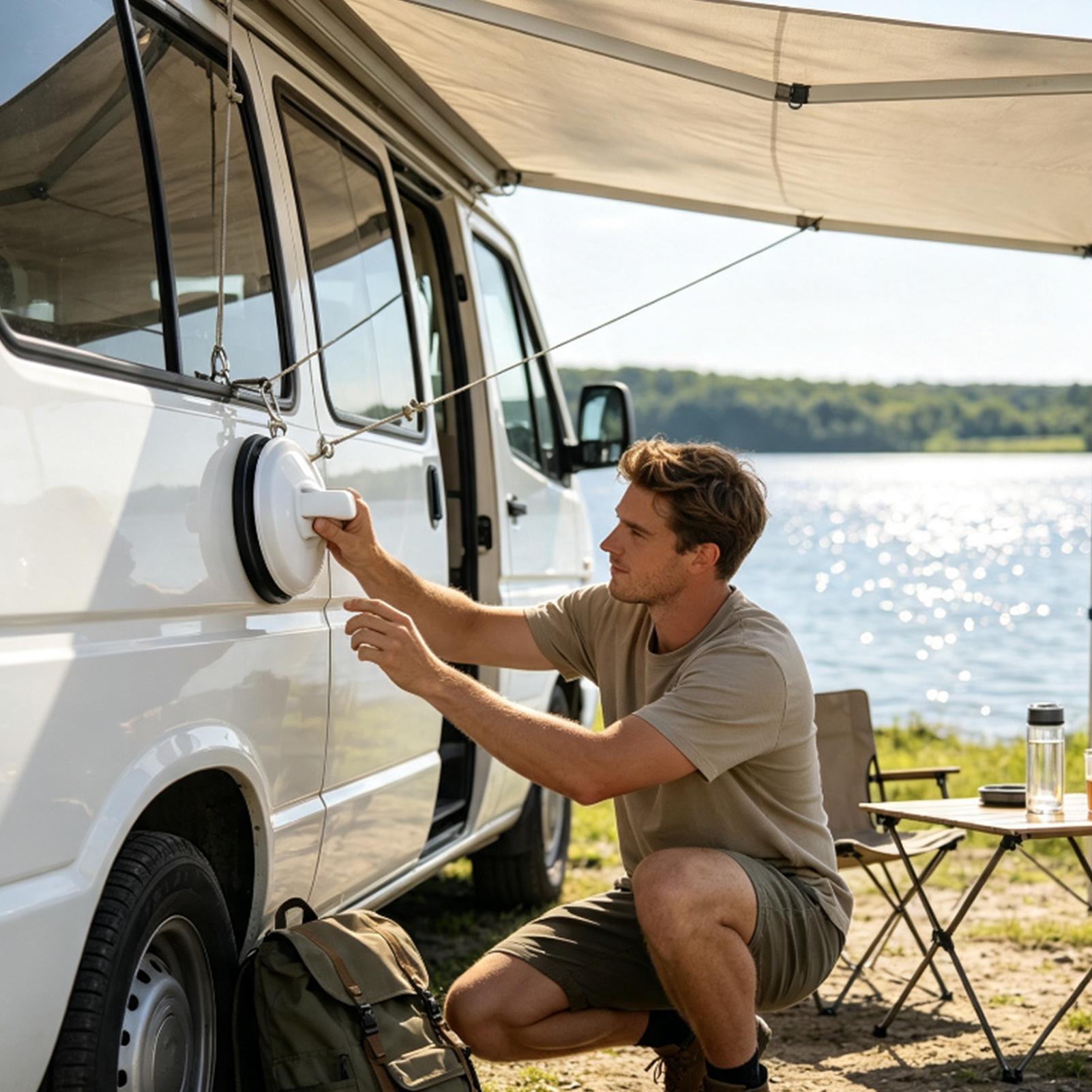 Car Accessories For Camping - Cangkir Hisap Kuat, Vakum Tahan Lama,