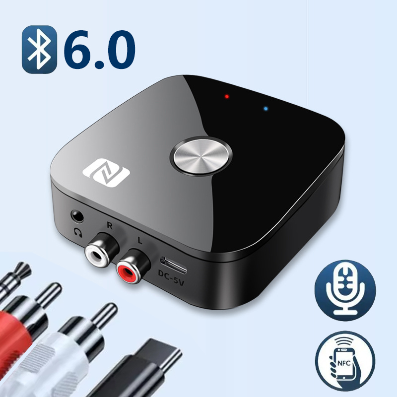 Car Accessories Online - Penerima Audio Bluetooth 6.0 RCA 3.5Mm