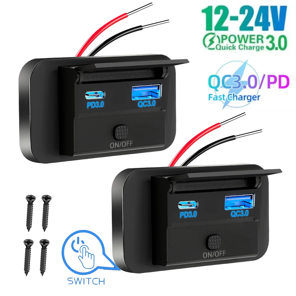 Car Accessories Thailand - Stopkontak Pengisi Daya Mobil 12V-24V PD