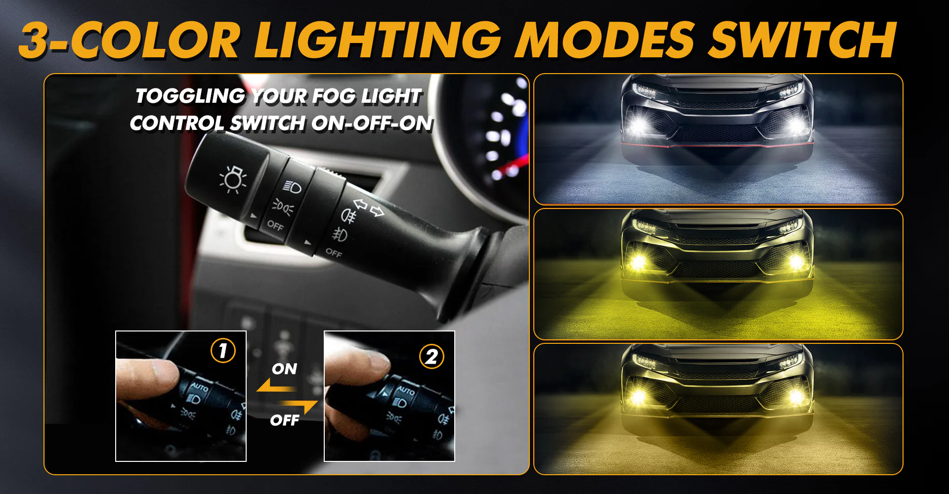 ROADSUN 3.0 Inci Lampu Kabut R - Car Accessories Thailand ulasan dan harga