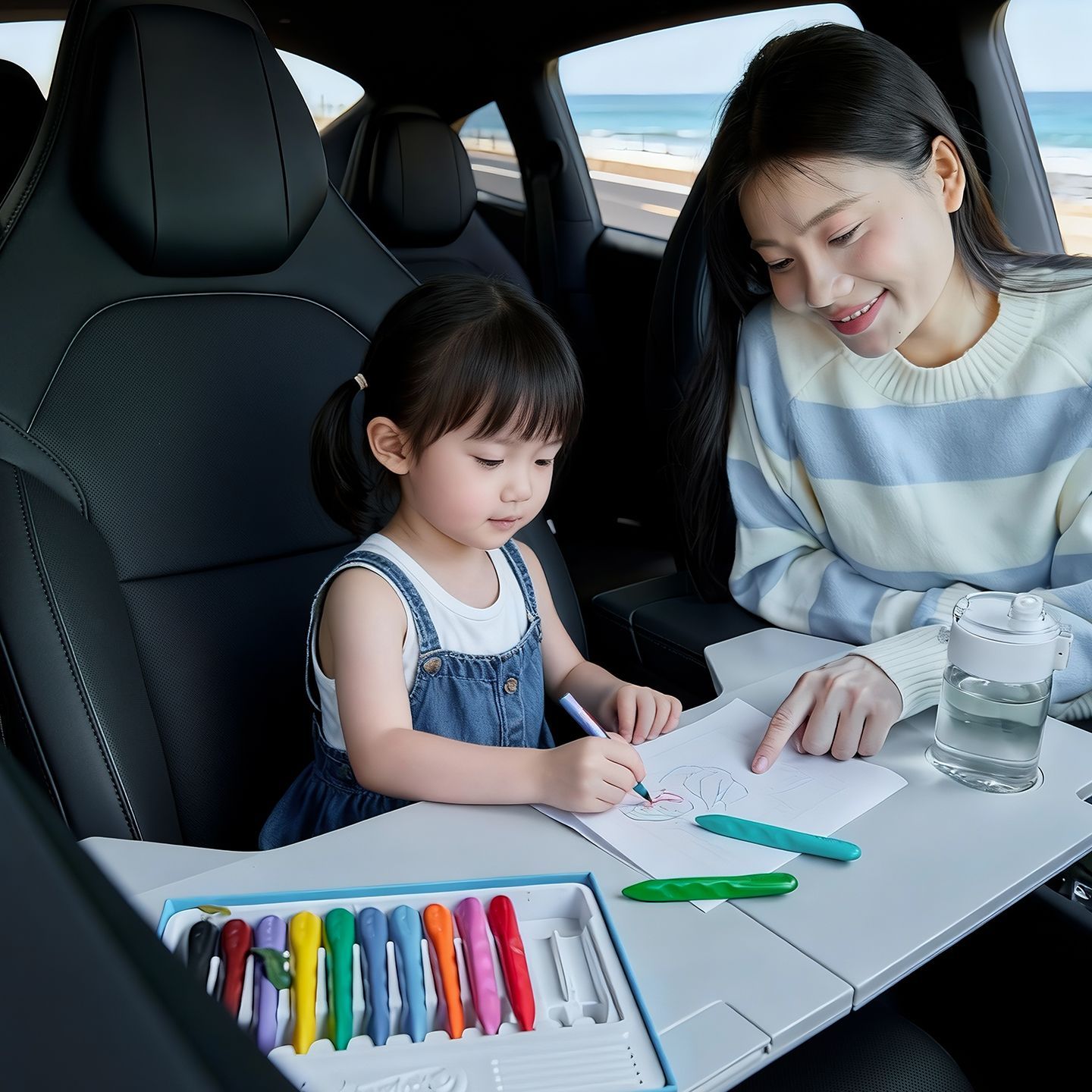 Meja Mobil Lipat untuk Tesla M - Car Accessories Essentials ulasan dan harga