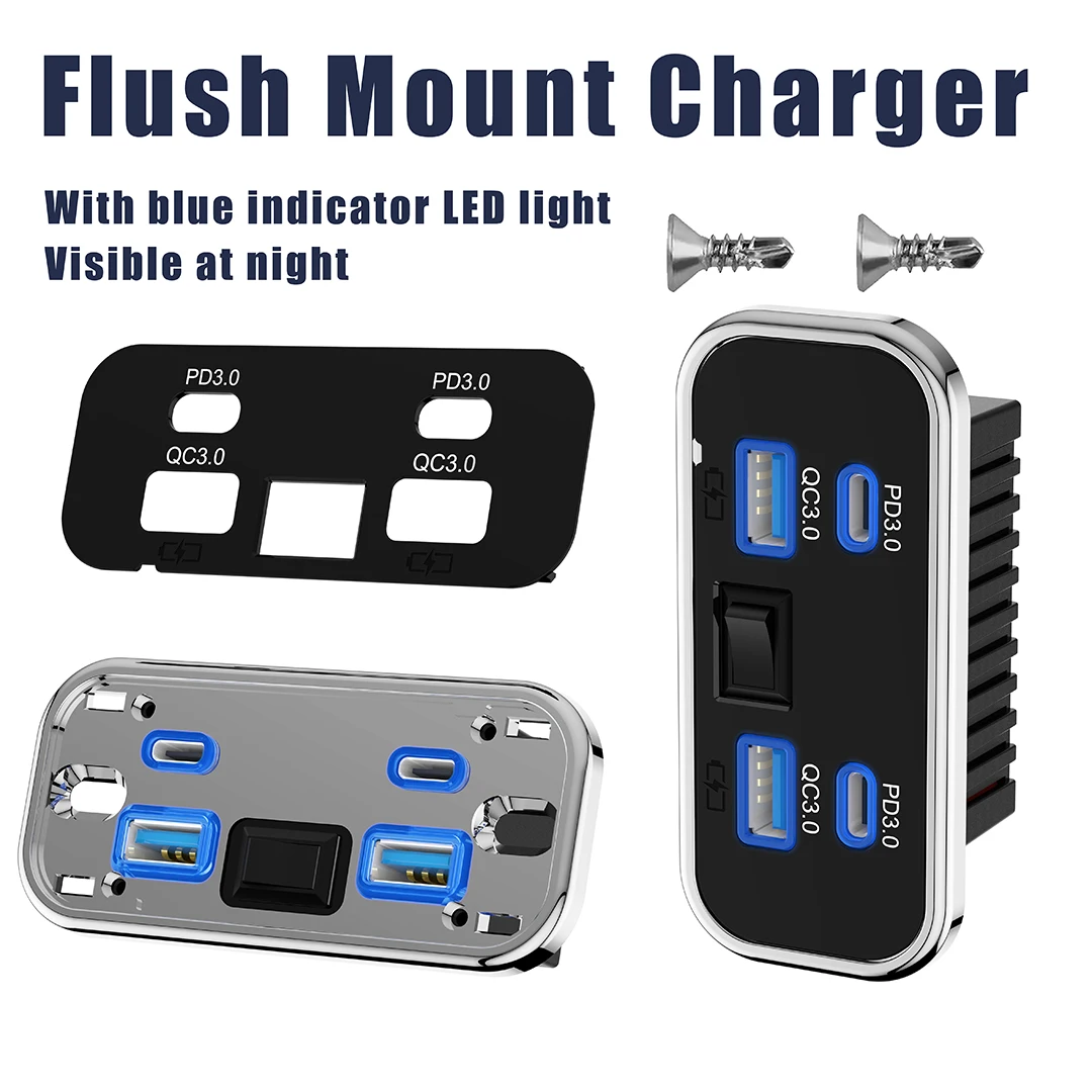 Pengisi Daya Cepat USB Tipe C  - Car Accessories Thailand ulasan dan harga