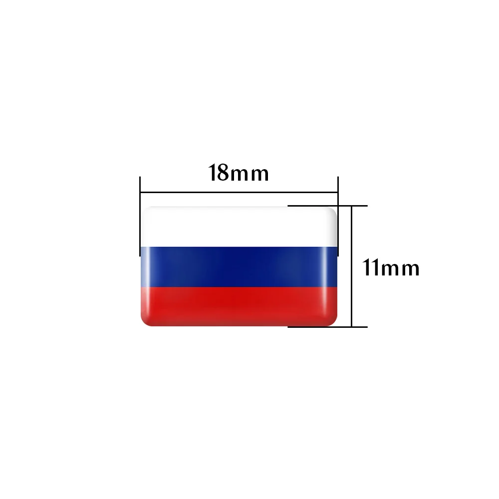 10 buah stiker bendera epoksi  - Car Accessories Thailand ulasan dan harga