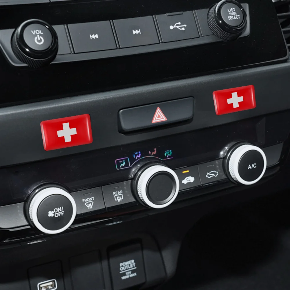 10 buah stiker bendera epoksi  - Car Accessories Thailand ulasan dan harga