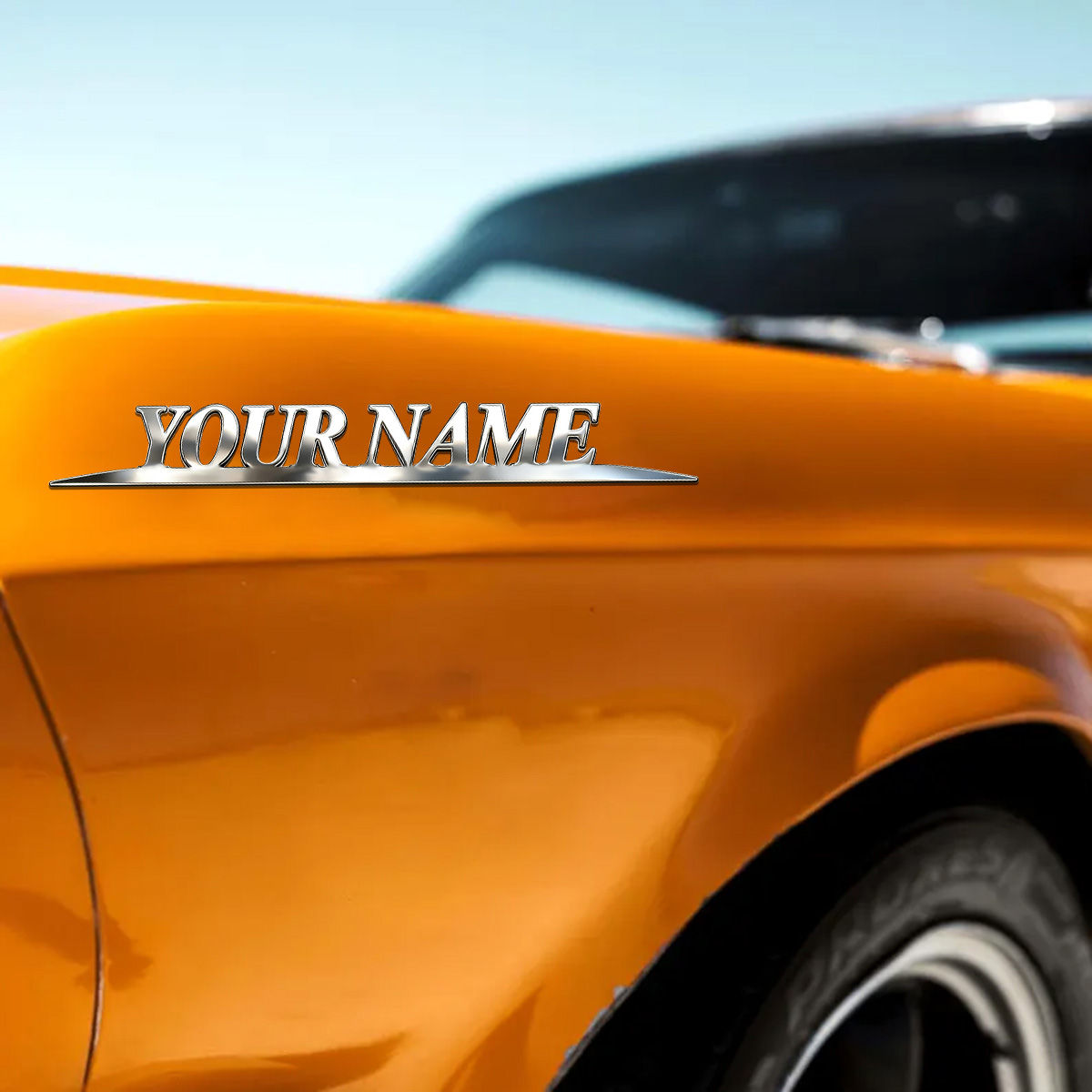 Stiker Nama Trendy Logam Kusto - Car Accessories Gifts ulasan dan harga