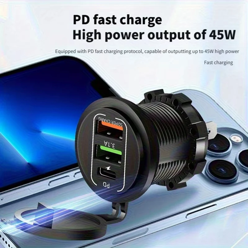 Pengisi Daya Mobil USB 3/4 Por - Car Accessories Thailand ulasan dan harga