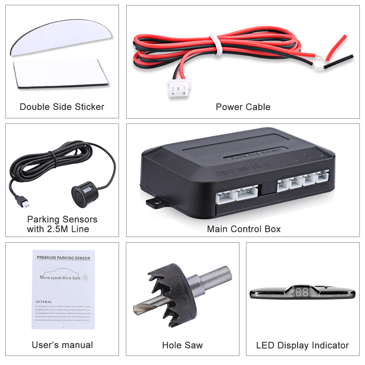 Kit Radar mobil mundur, sistem - Car Accessories Online ulasan dan harga