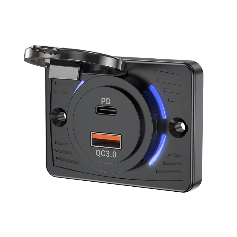 2 Port 12V RV USB Outlet QC 18 - Car Accessories Thailand ulasan dan harga