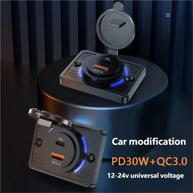 2 Port 12V RV USB Outlet QC 18 - Car Accessories Thailand ulasan dan harga