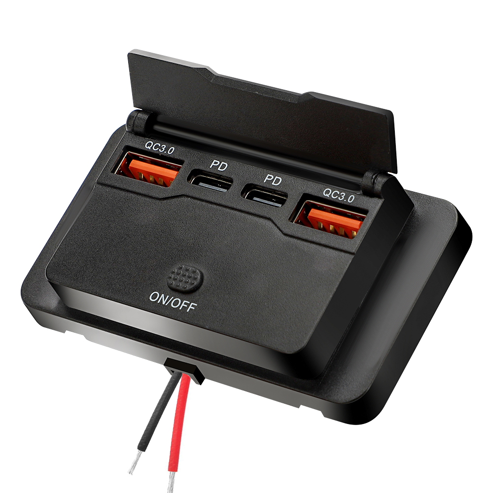Baru 4 port pengisi daya mobil - Car Accessories Thailand ulasan dan harga
