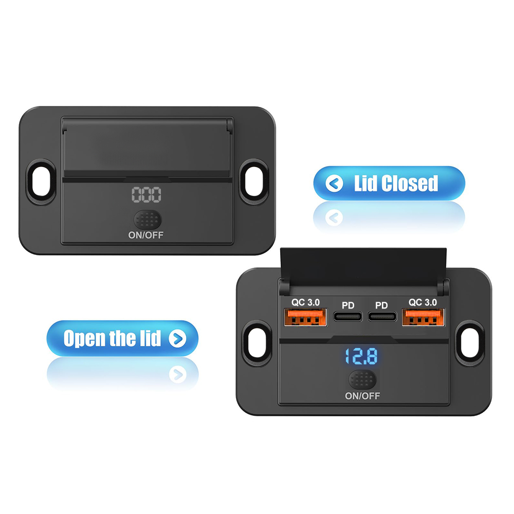 Baru 4 port pengisi daya mobil - Car Accessories Thailand ulasan dan harga