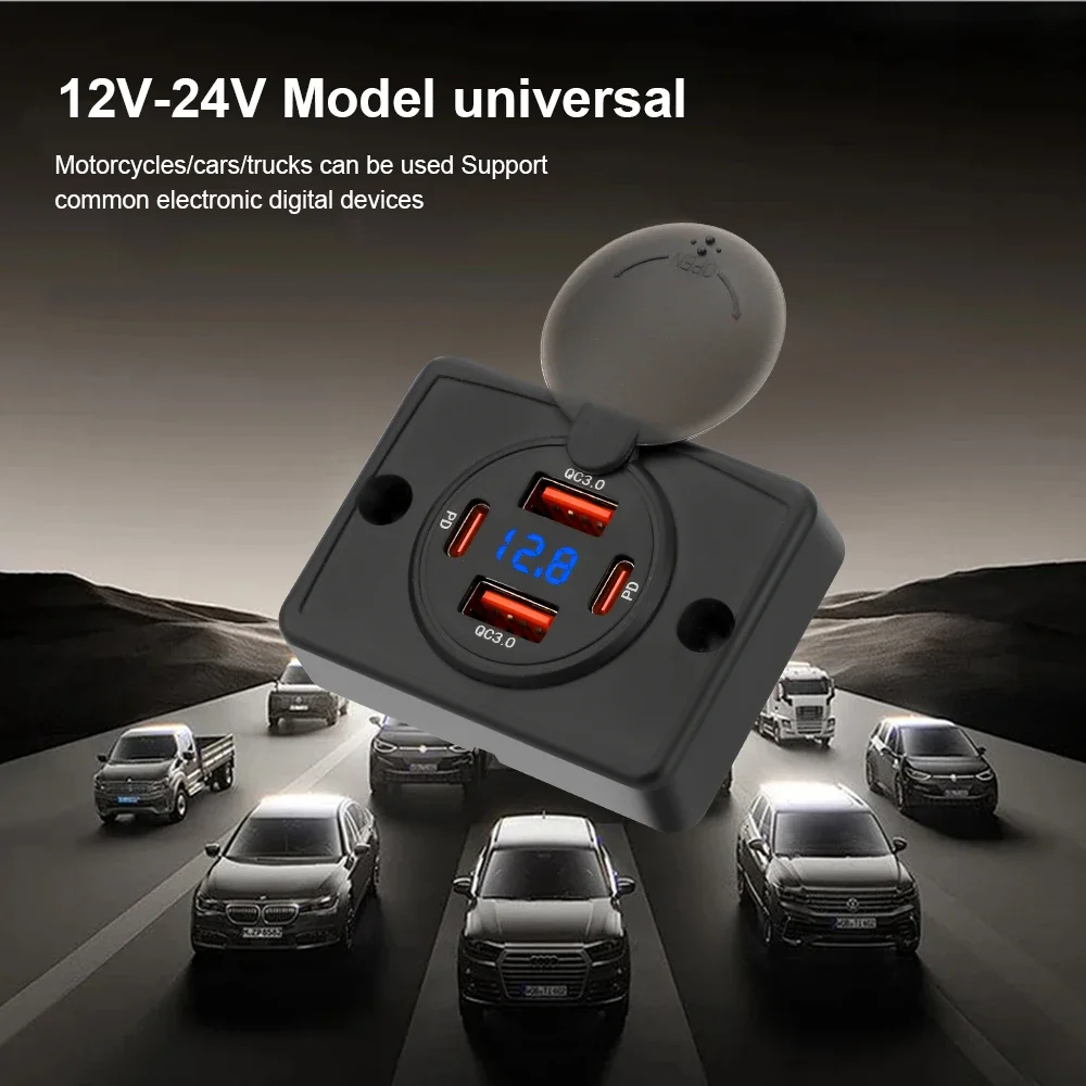 Soket Pengisi Daya Mobil 108W  - Car Accessories Thailand ulasan dan harga