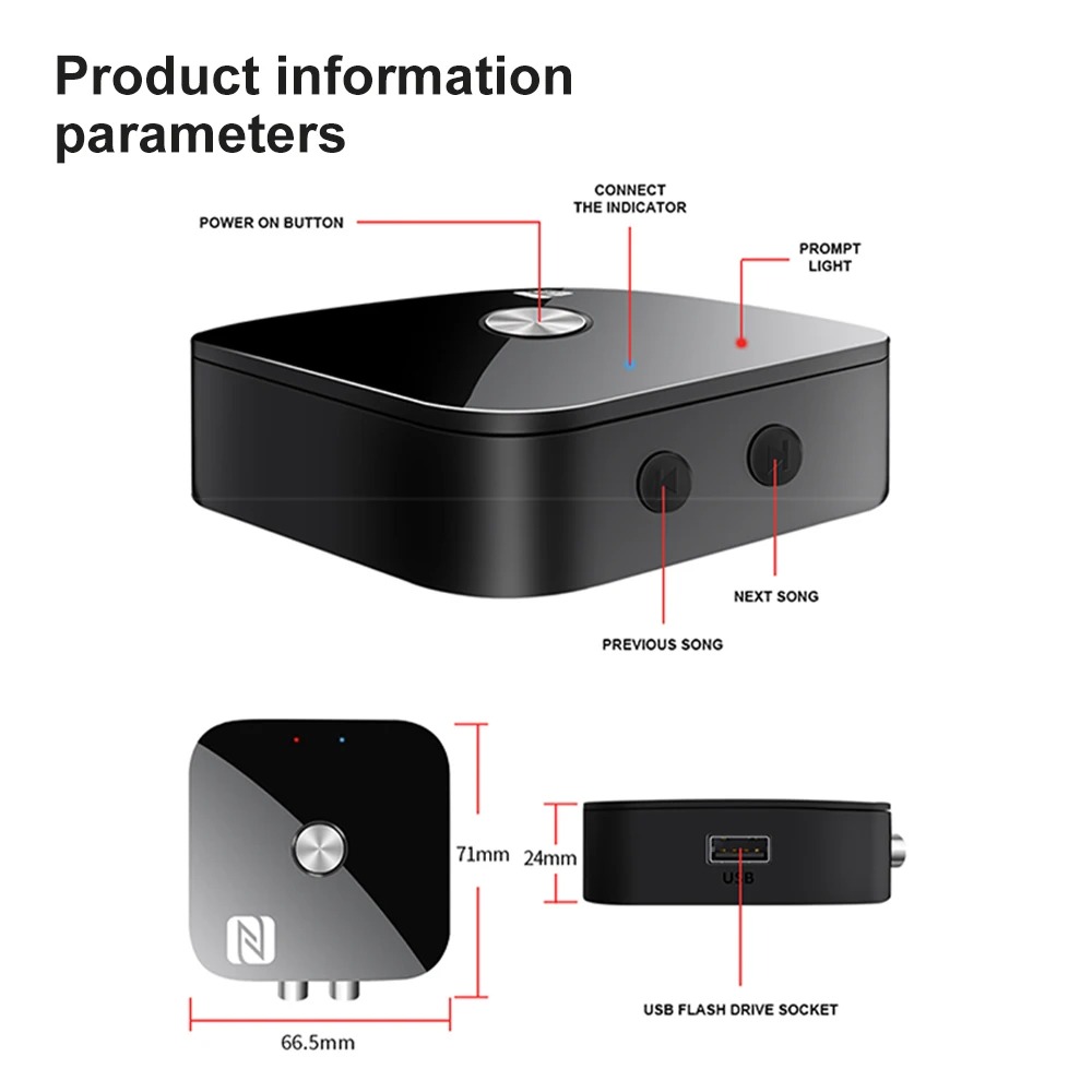 Penerima Audio Bluetooth 6.0 R - Car Accessories Online ulasan dan harga